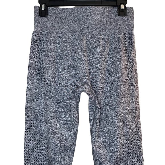 Heathered Gray Dot Pattern Leggings Size XL - Picture 6 of 7